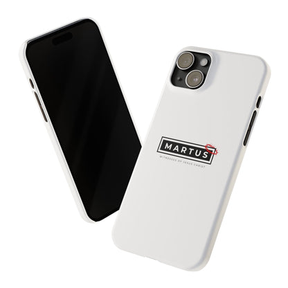 Martus White Slim IPhone Cases