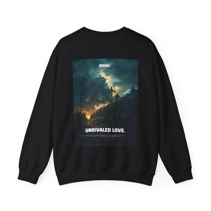 Martus "Unrivaled Love" Unisex Heavy Blend™ Crewneck Sweatshirt (John 3:16~17)