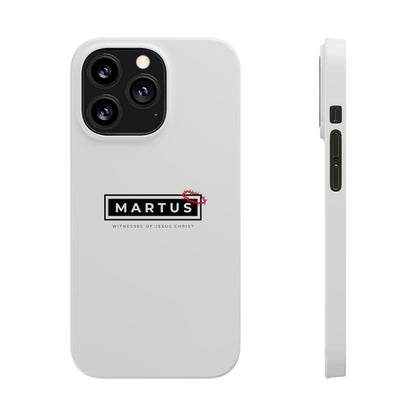 Martus White Slim IPhone Cases