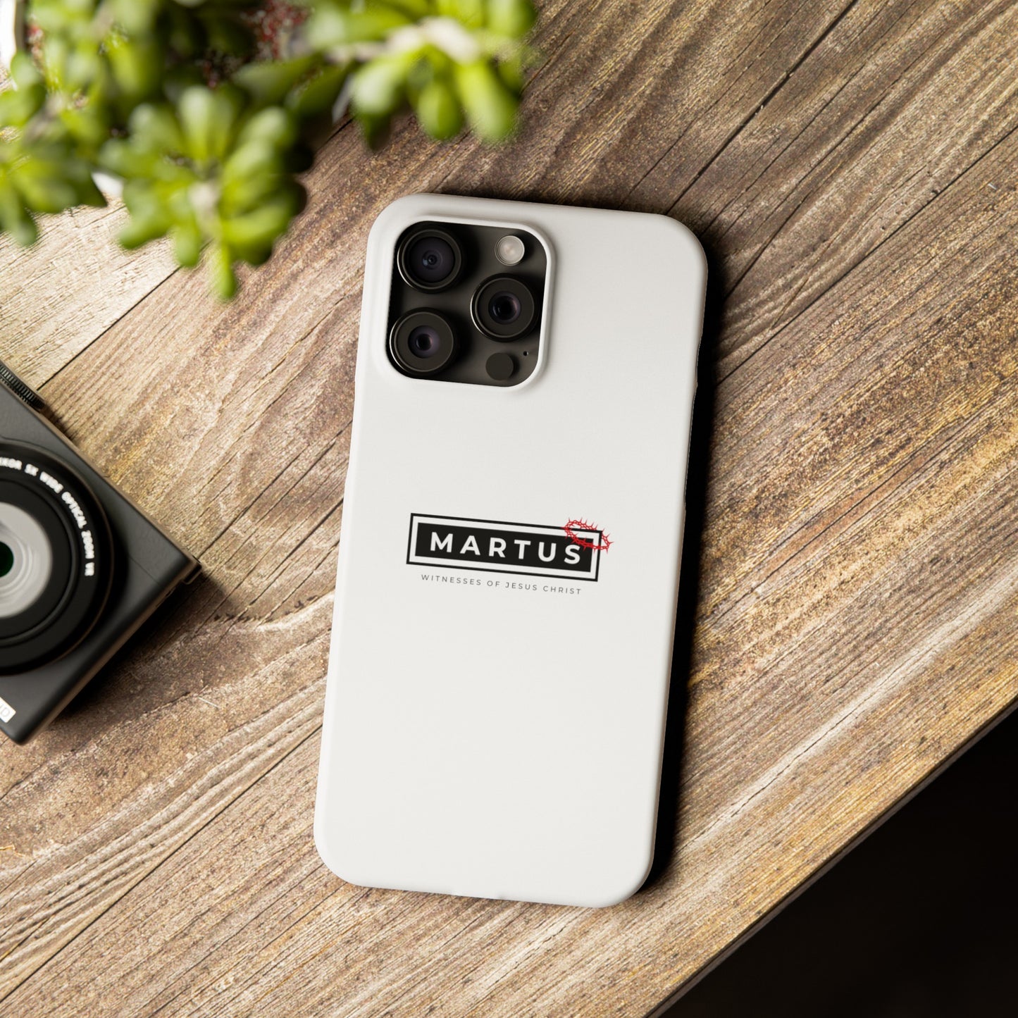 Martus White Slim IPhone Cases