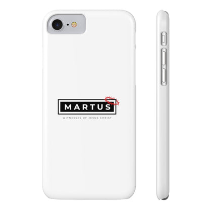 Martus White Slim IPhone Cases