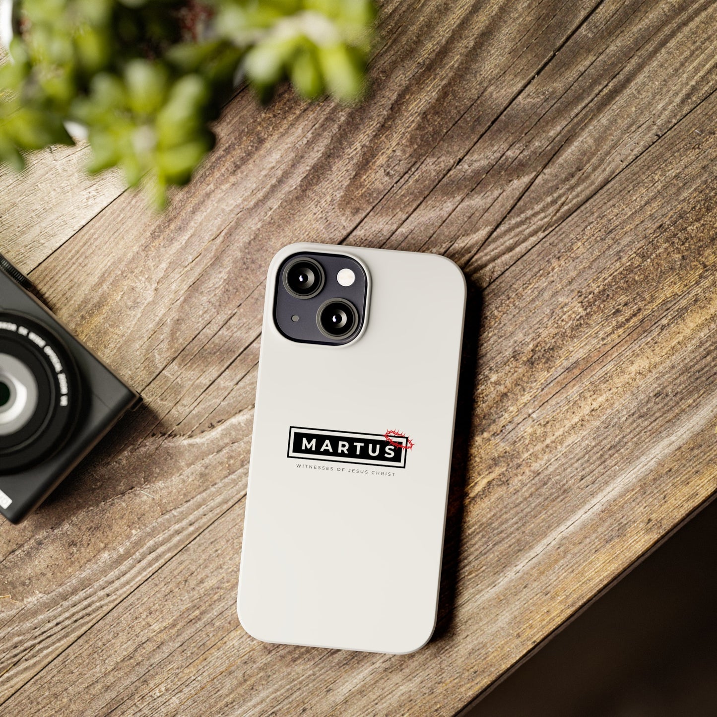 Martus White Slim IPhone Cases