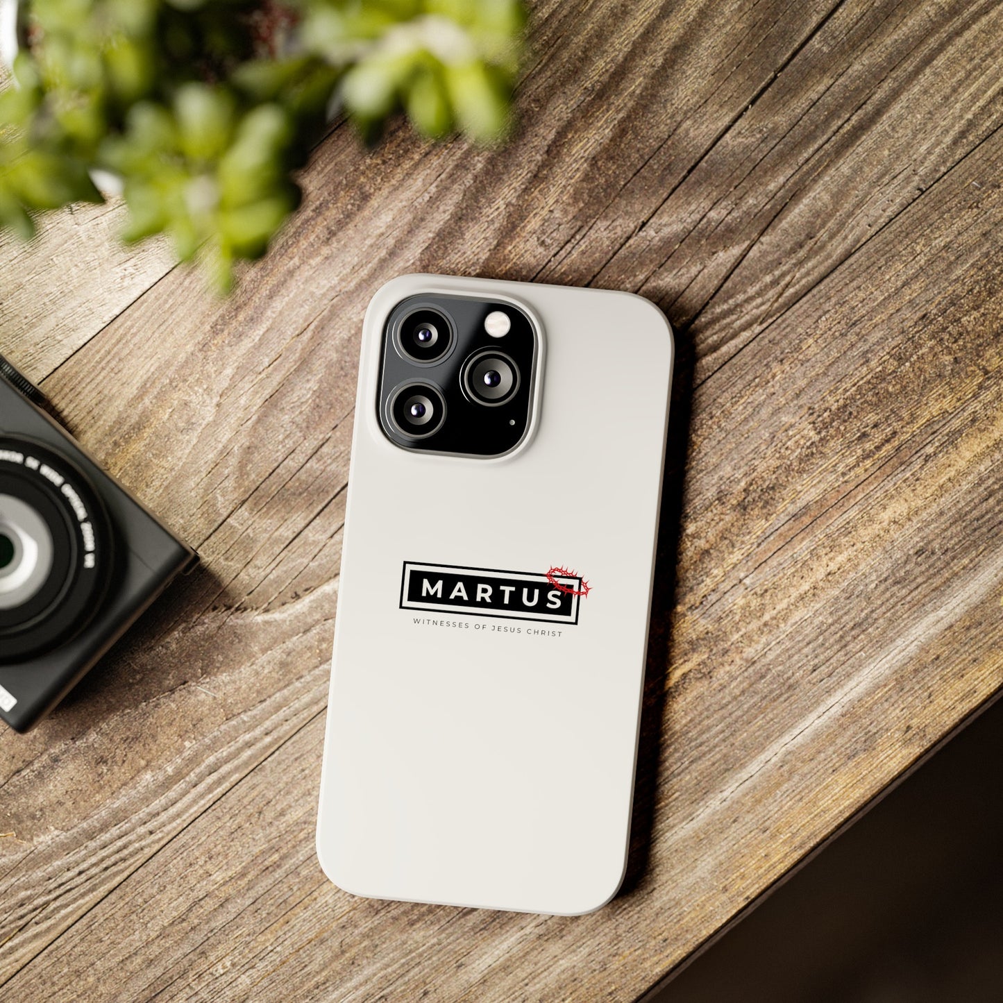 Martus White Slim IPhone Cases