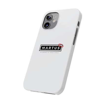 Martus White Slim IPhone Cases