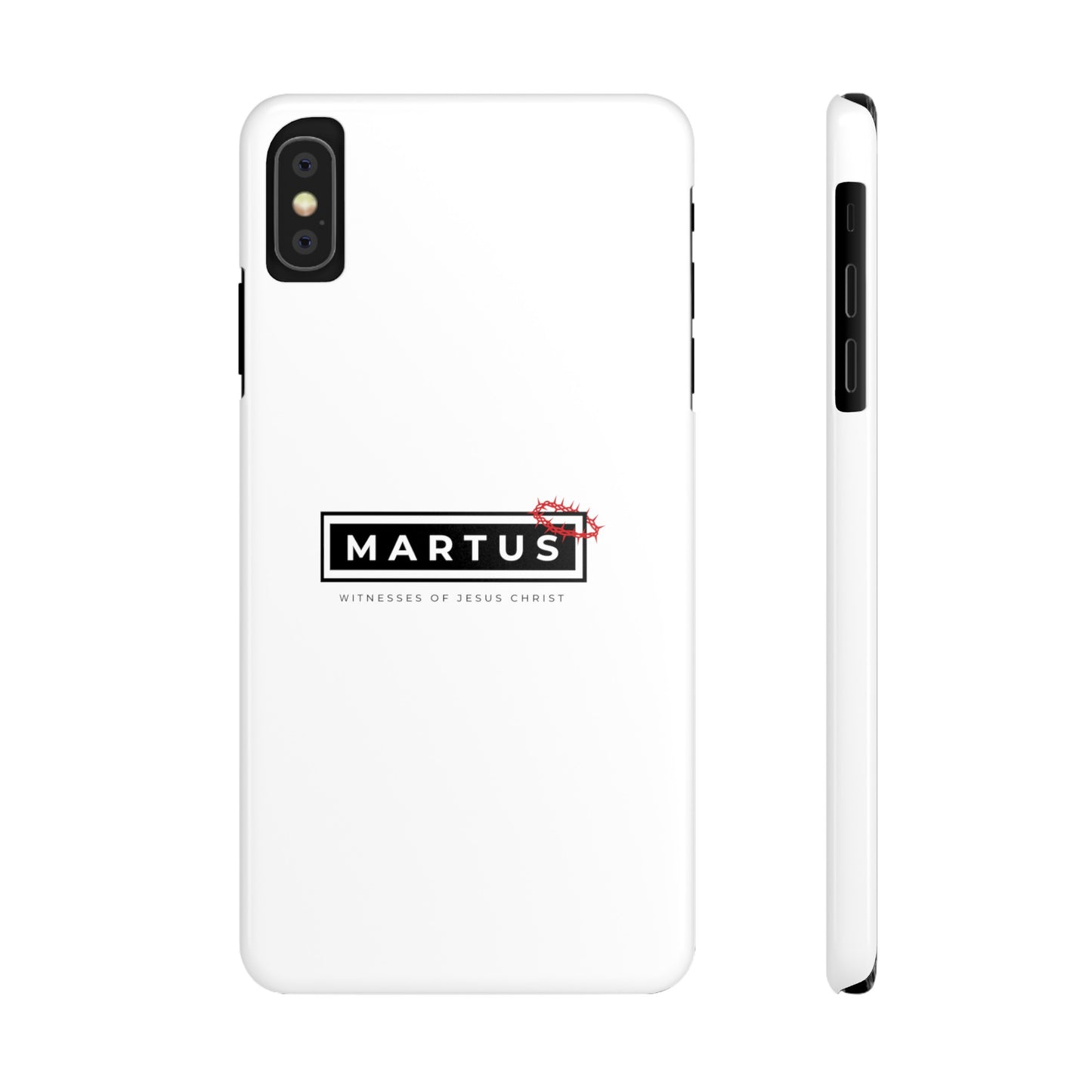 Martus White Slim IPhone Cases