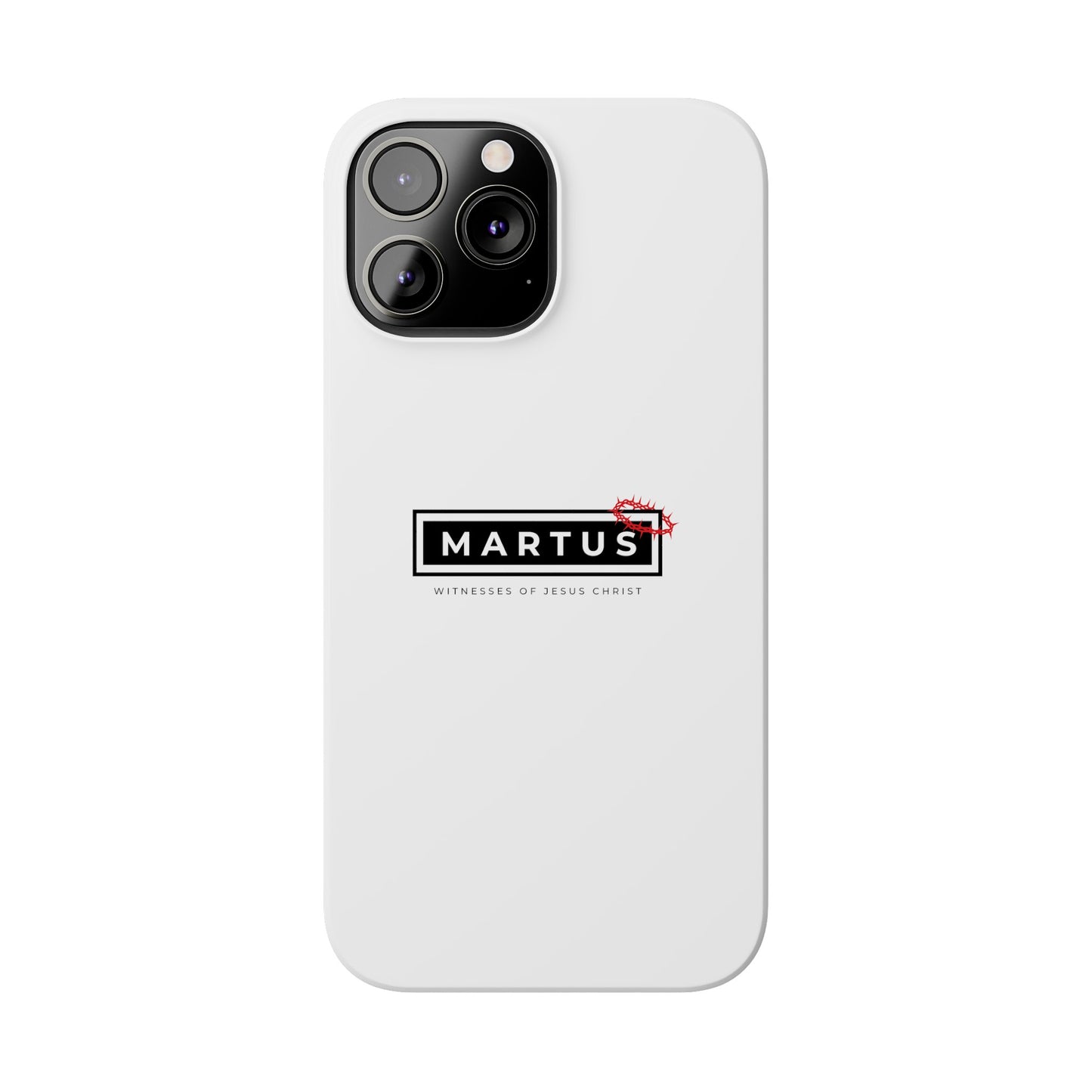 Martus White Slim IPhone Cases