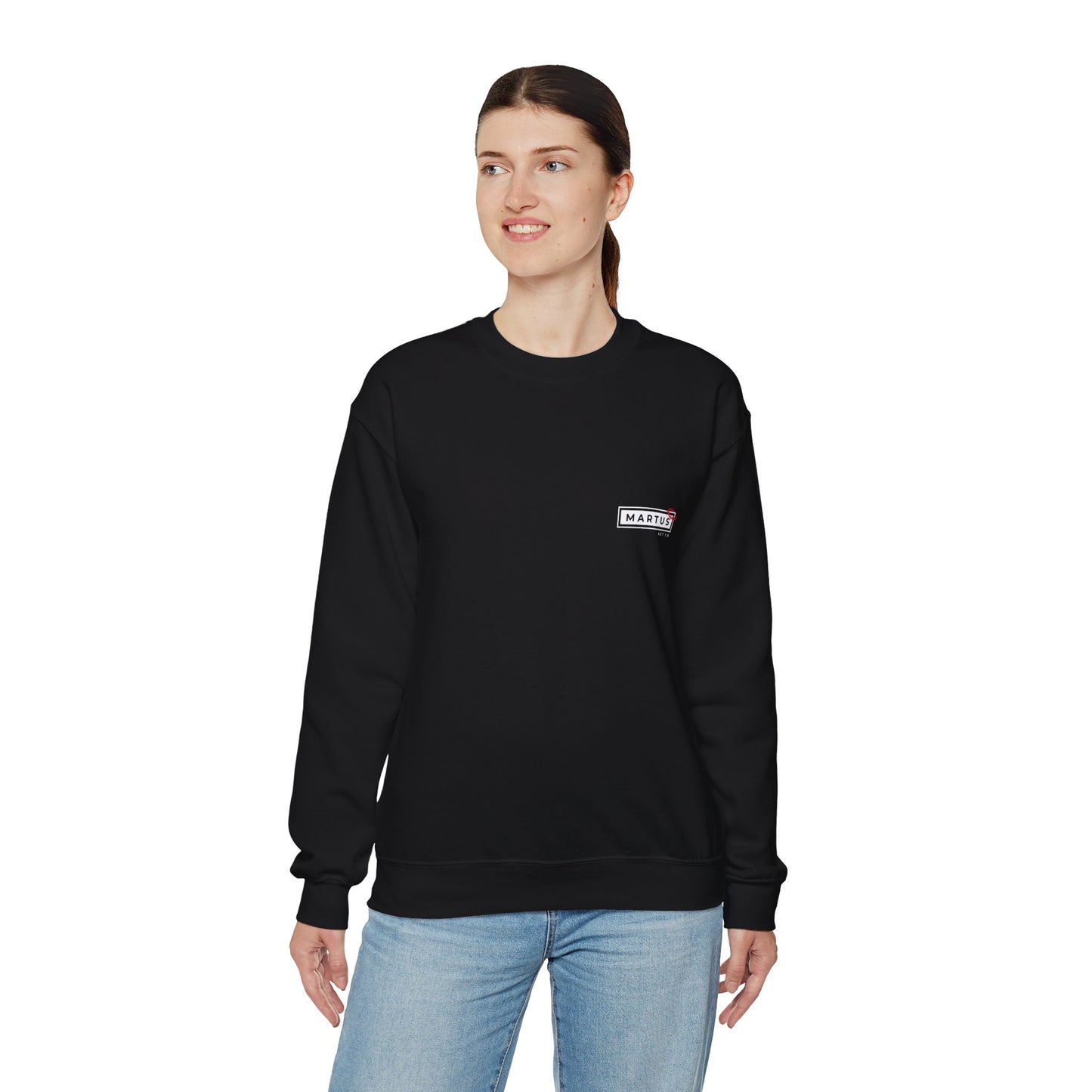 Martus "Step out with Faith" Unisex Heavy Blend™ Crewneck Sweatshirt (Matt 4:27~32)