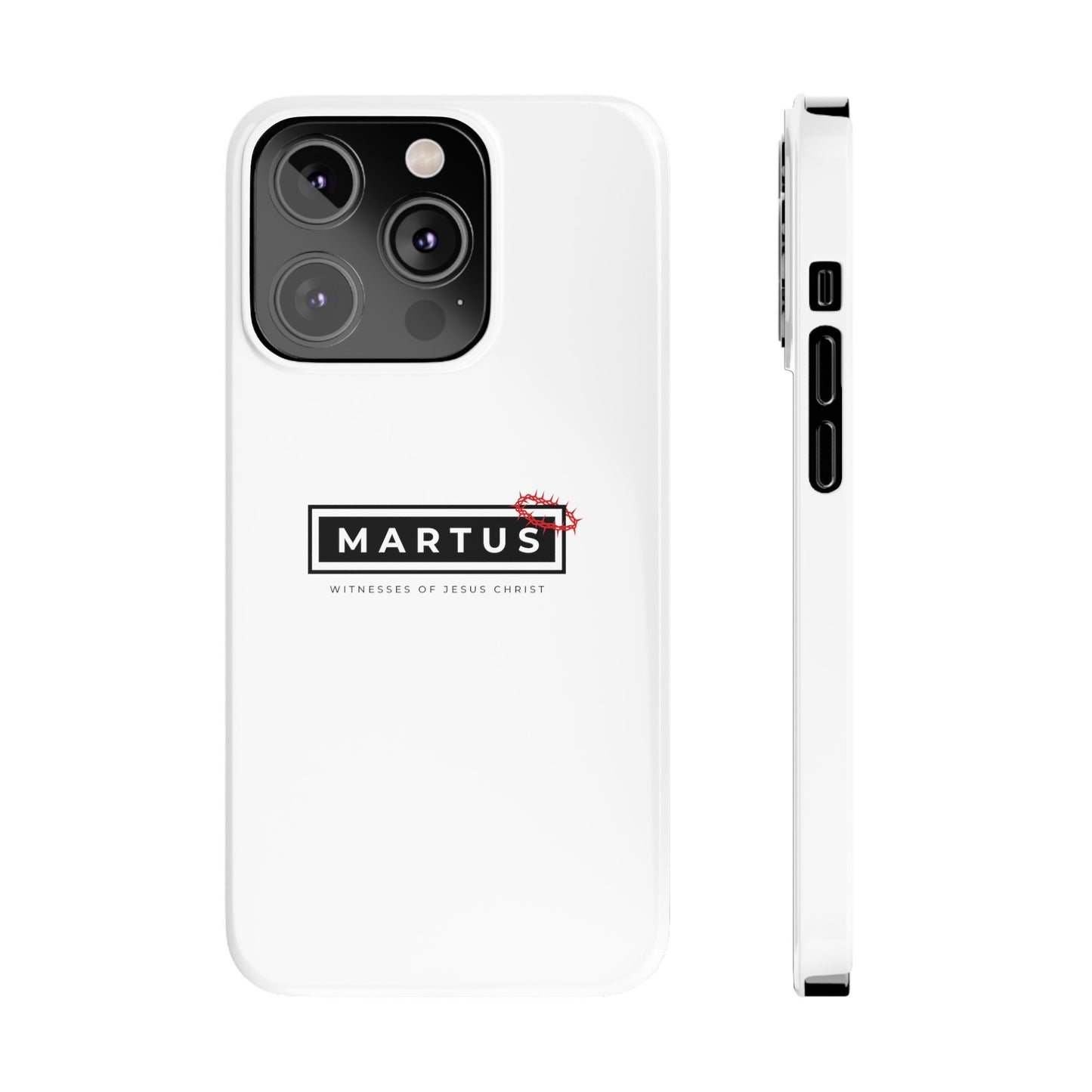 Martus White Slim IPhone Cases