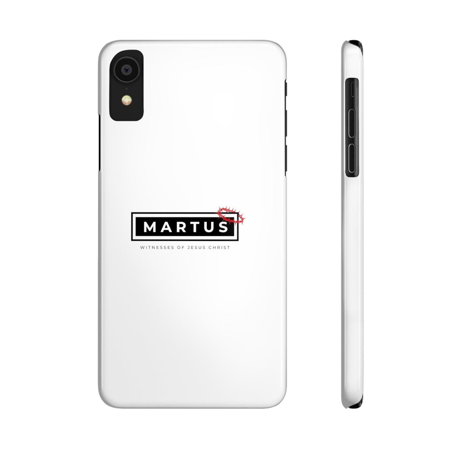 Martus White Slim IPhone Cases