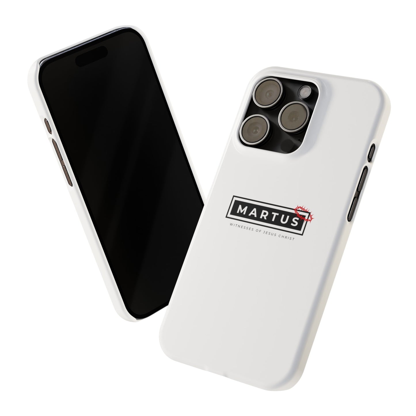 Martus White Slim IPhone Cases