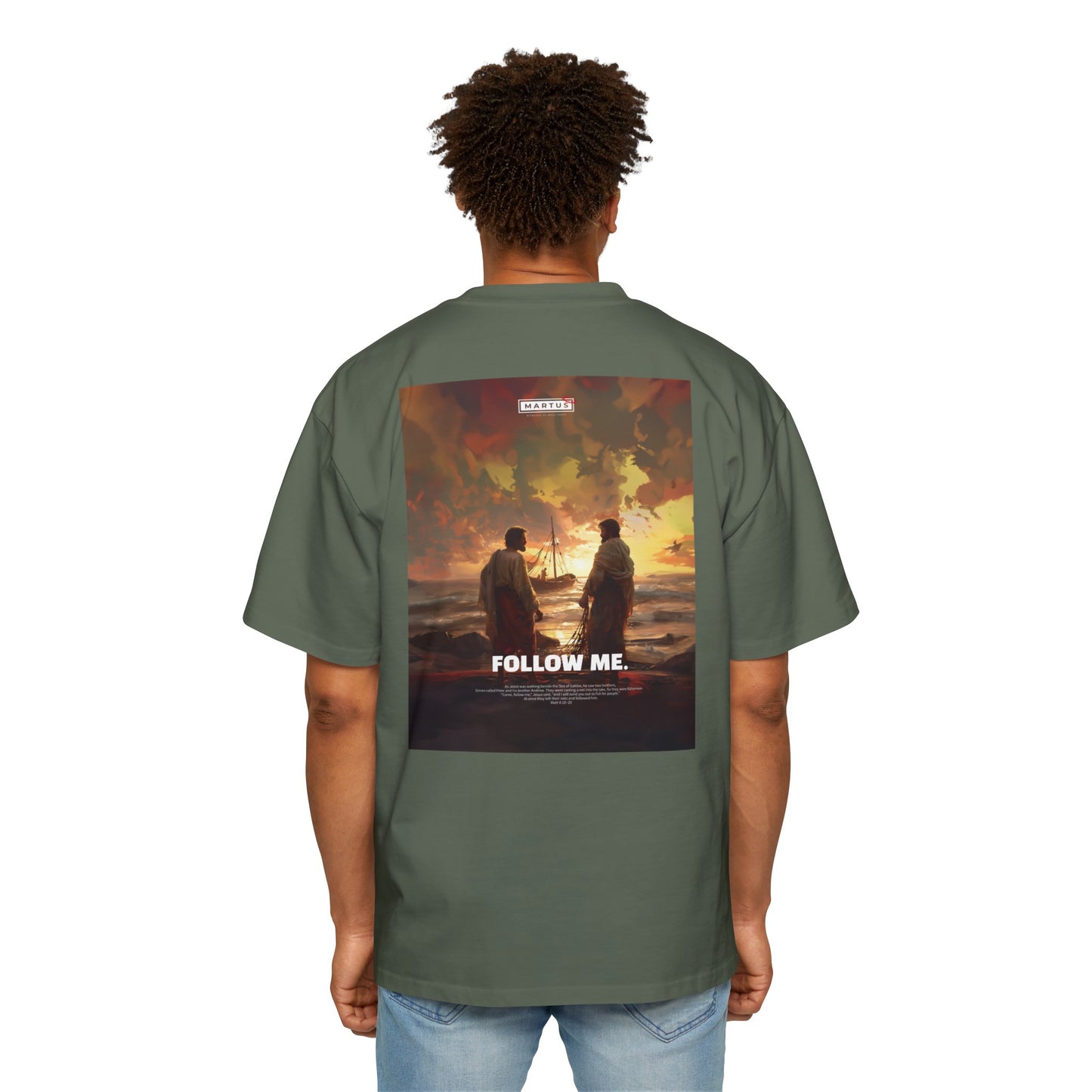 Martus "Fallow me" Oversized Tee (Matt 4:18~20)