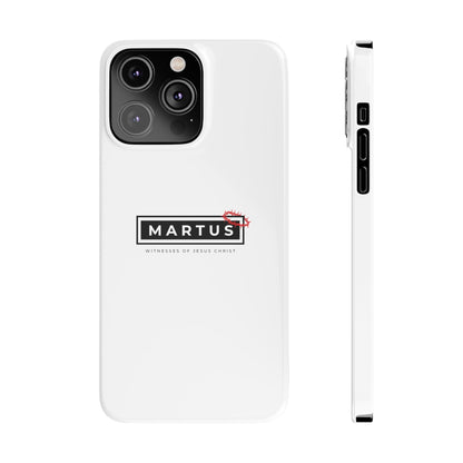 Martus White Slim IPhone Cases