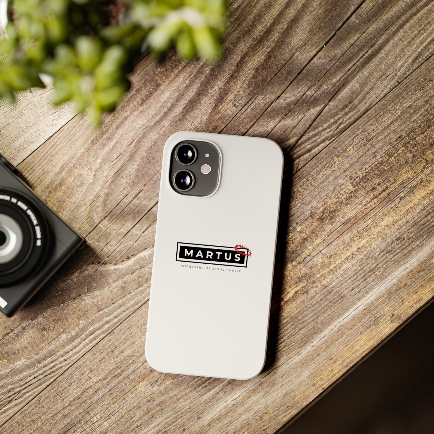 Martus White Slim IPhone Cases