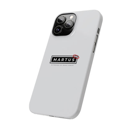 Martus White Slim IPhone Cases