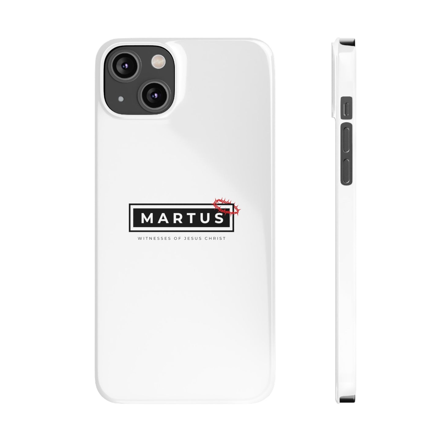 Martus White Slim IPhone Cases