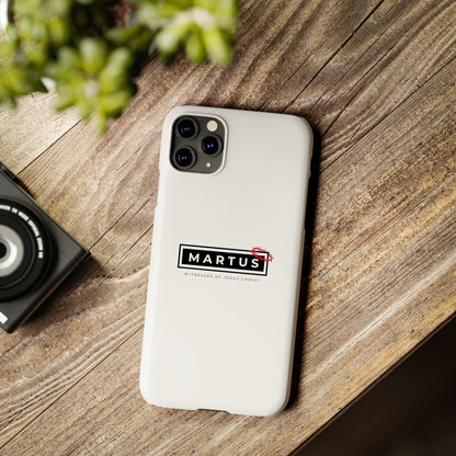 Martus White Slim IPhone Cases