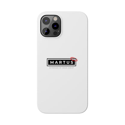 Martus White Slim IPhone Cases