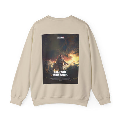 Martus "Step out with Faith" Unisex Heavy Blend™ Crewneck Sweatshirt (Matt 4:27~32)