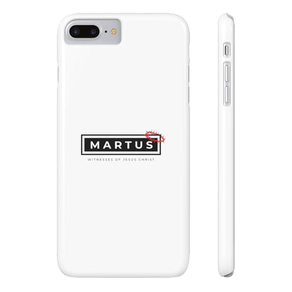 Martus White Slim IPhone Cases