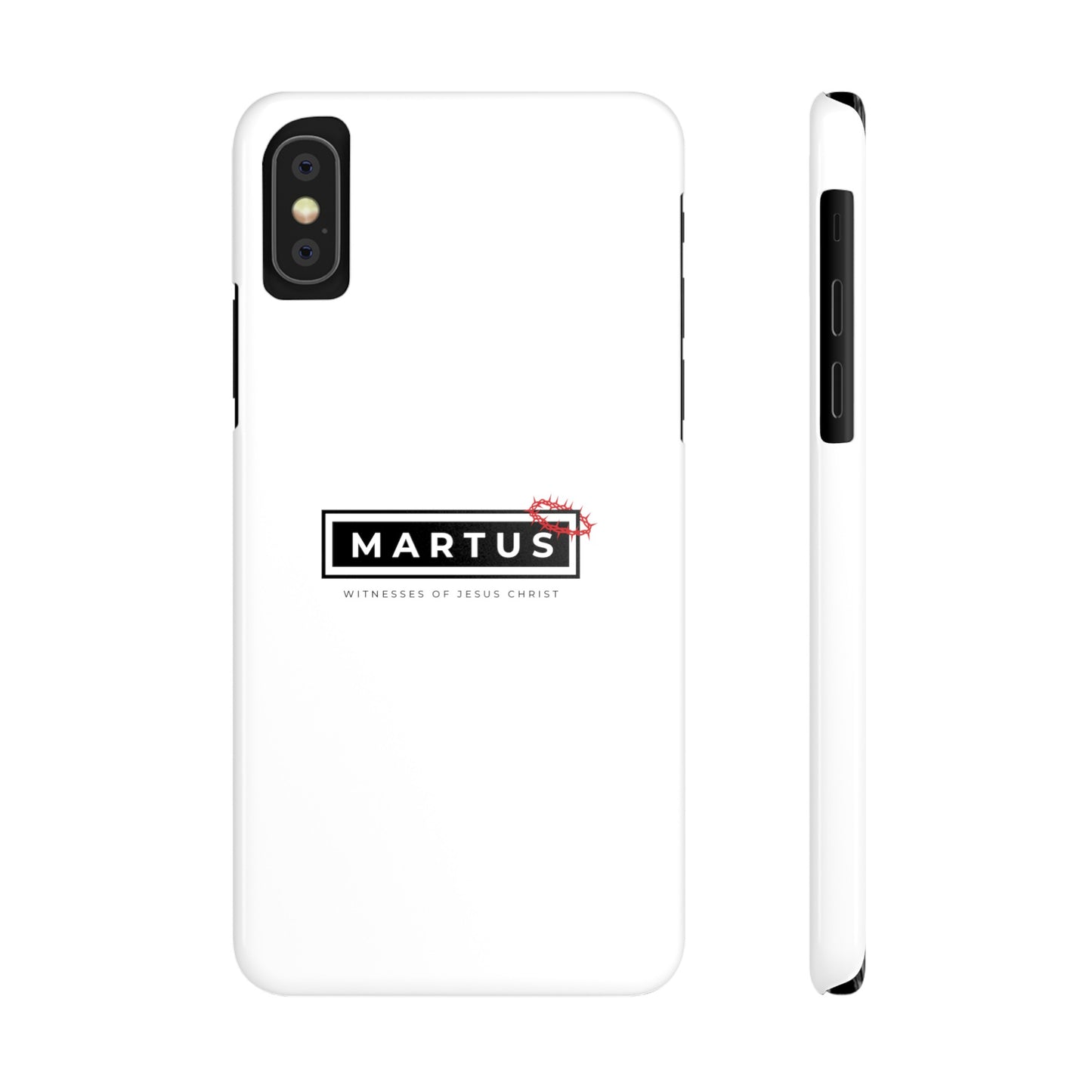 Martus White Slim IPhone Cases