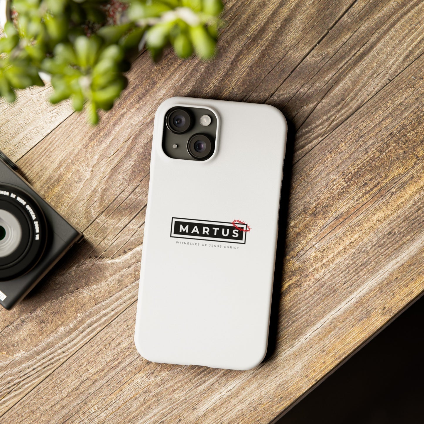 Martus White Slim IPhone Cases