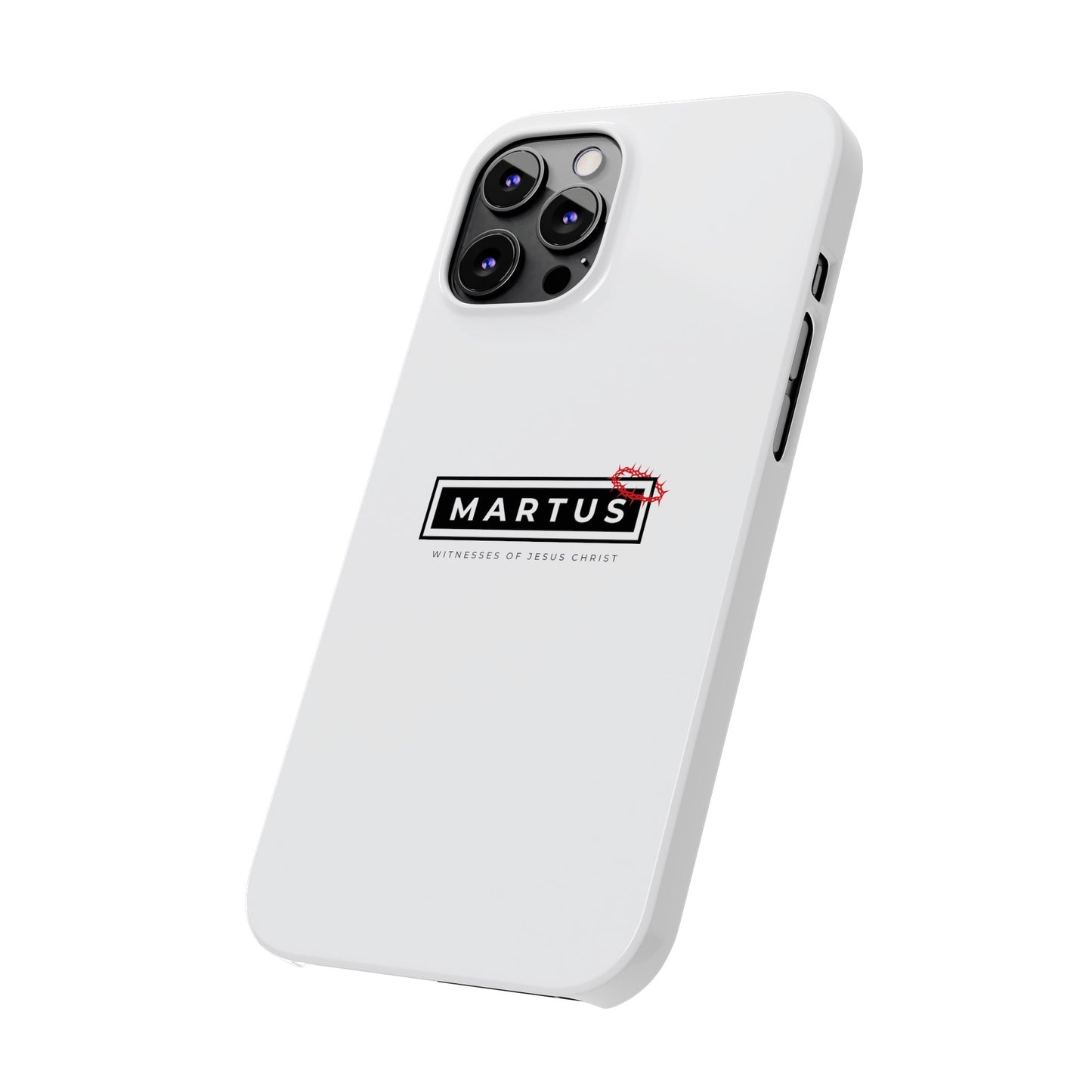 Martus White Slim IPhone Cases