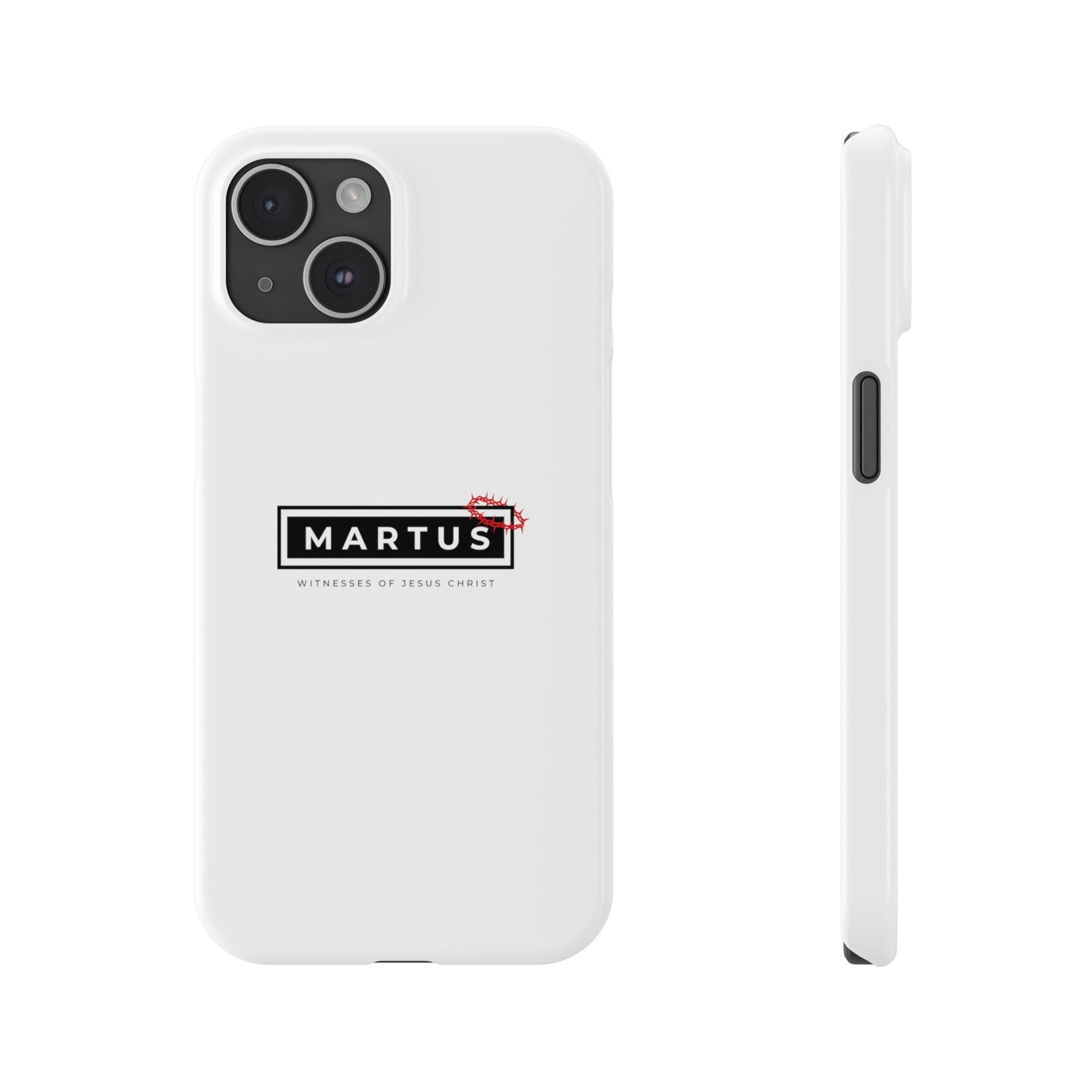 Martus White Slim IPhone Cases