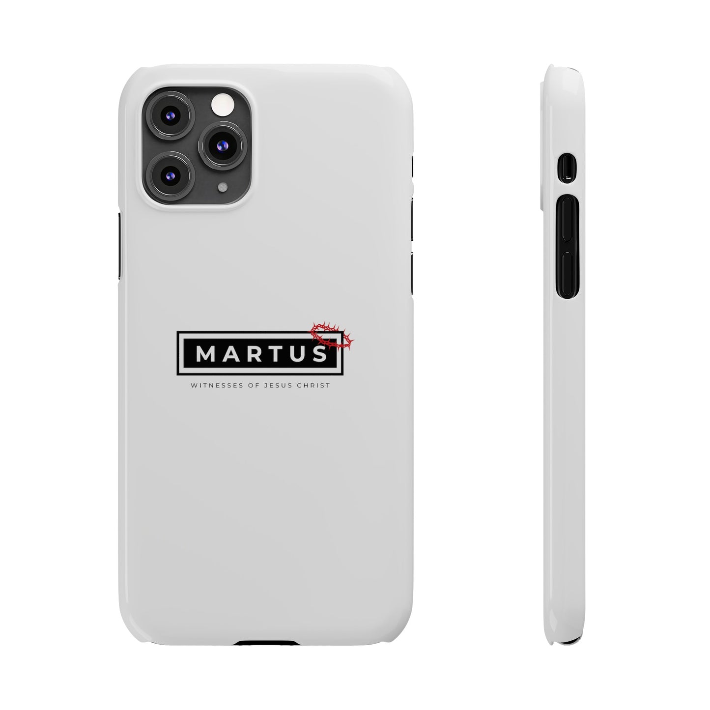 Martus White Slim IPhone Cases