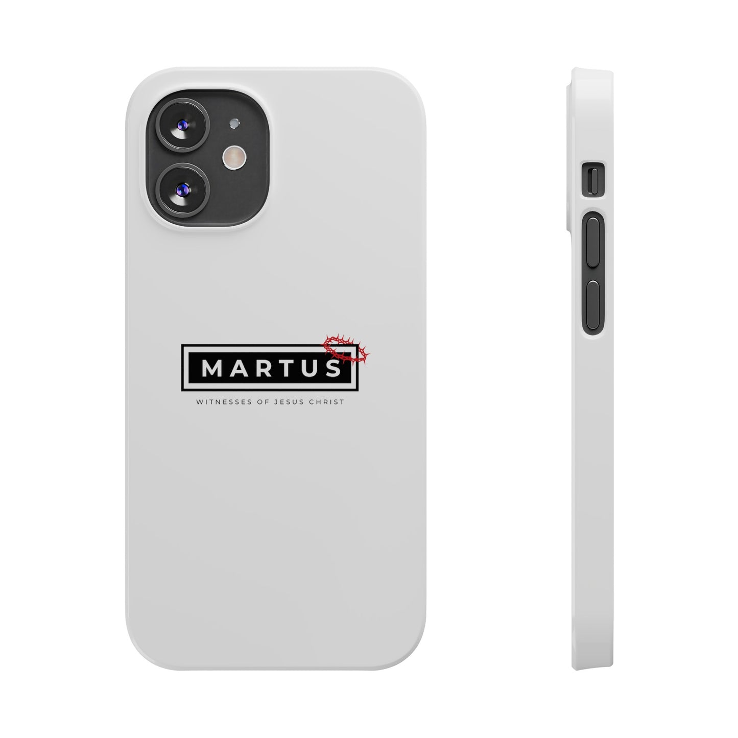 Martus White Slim IPhone Cases