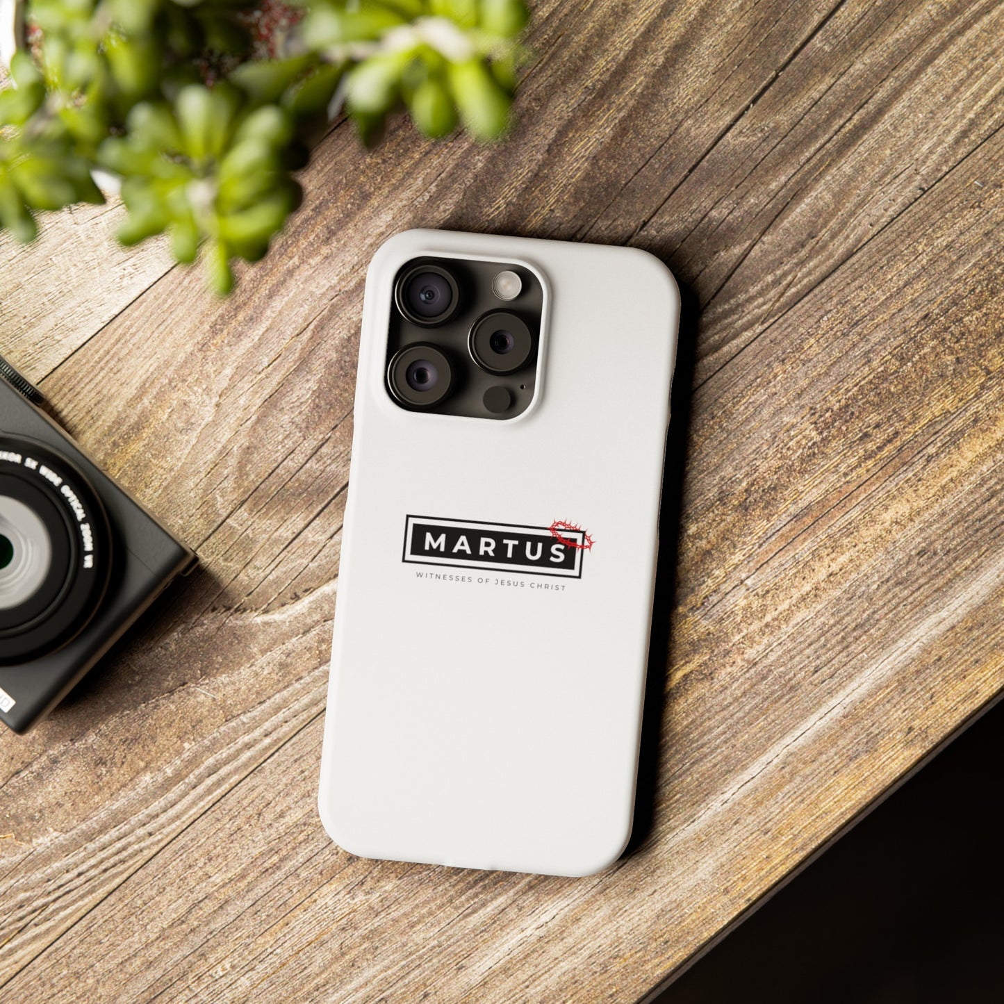 Martus White Slim IPhone Cases