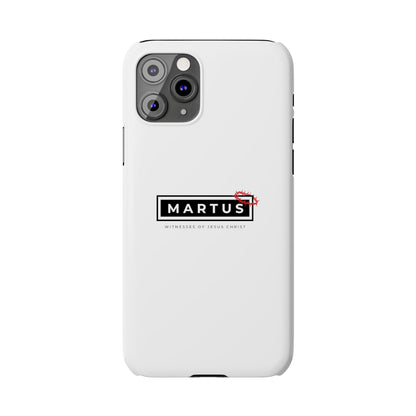 Martus White Slim IPhone Cases