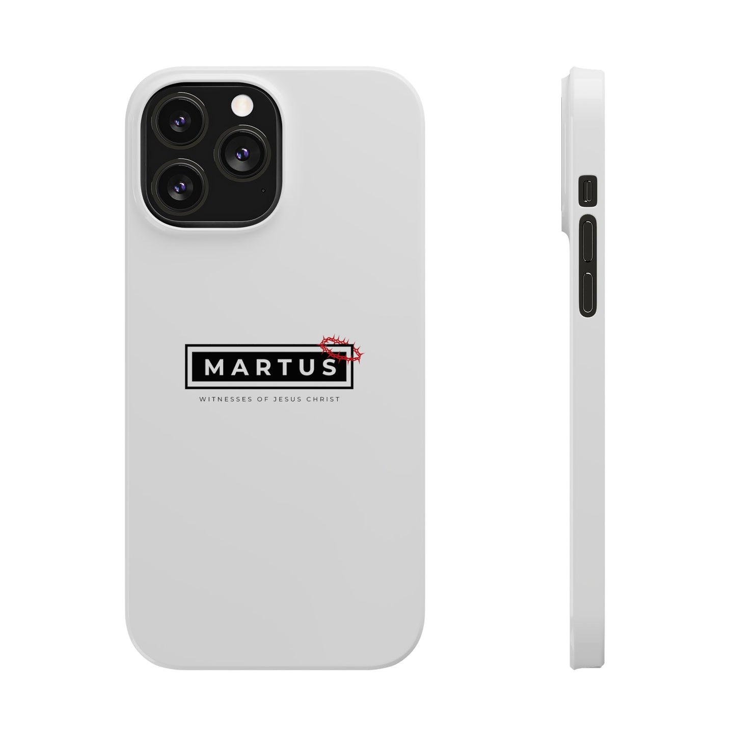 Martus White Slim IPhone Cases