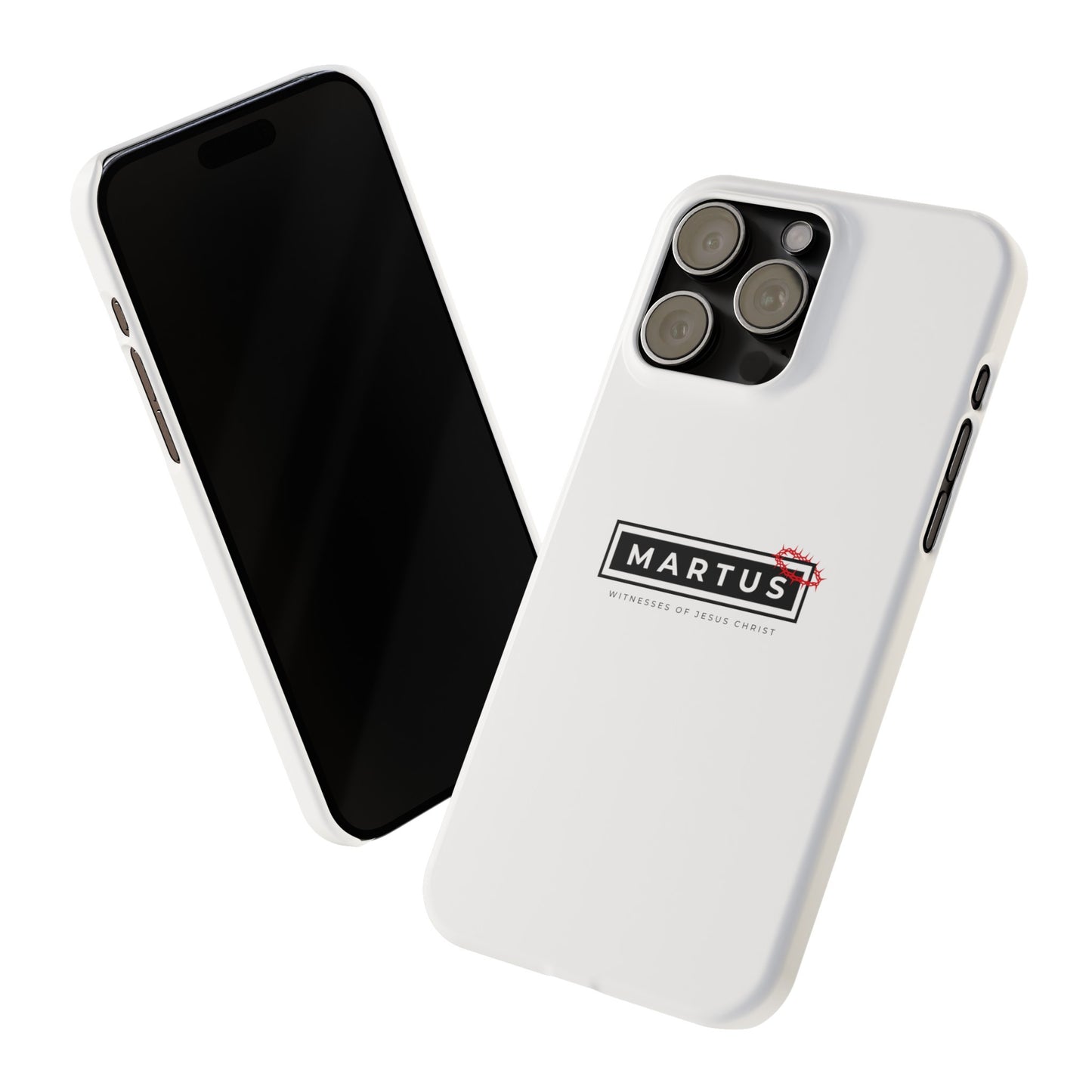 Martus White Slim IPhone Cases