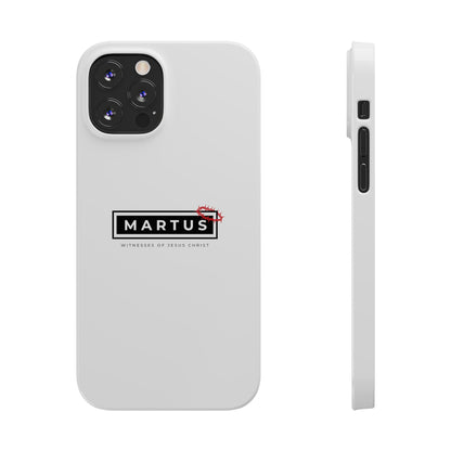 Martus White Slim IPhone Cases