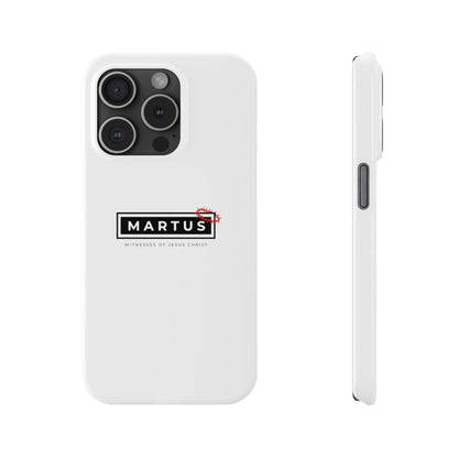 Martus White Slim IPhone Cases