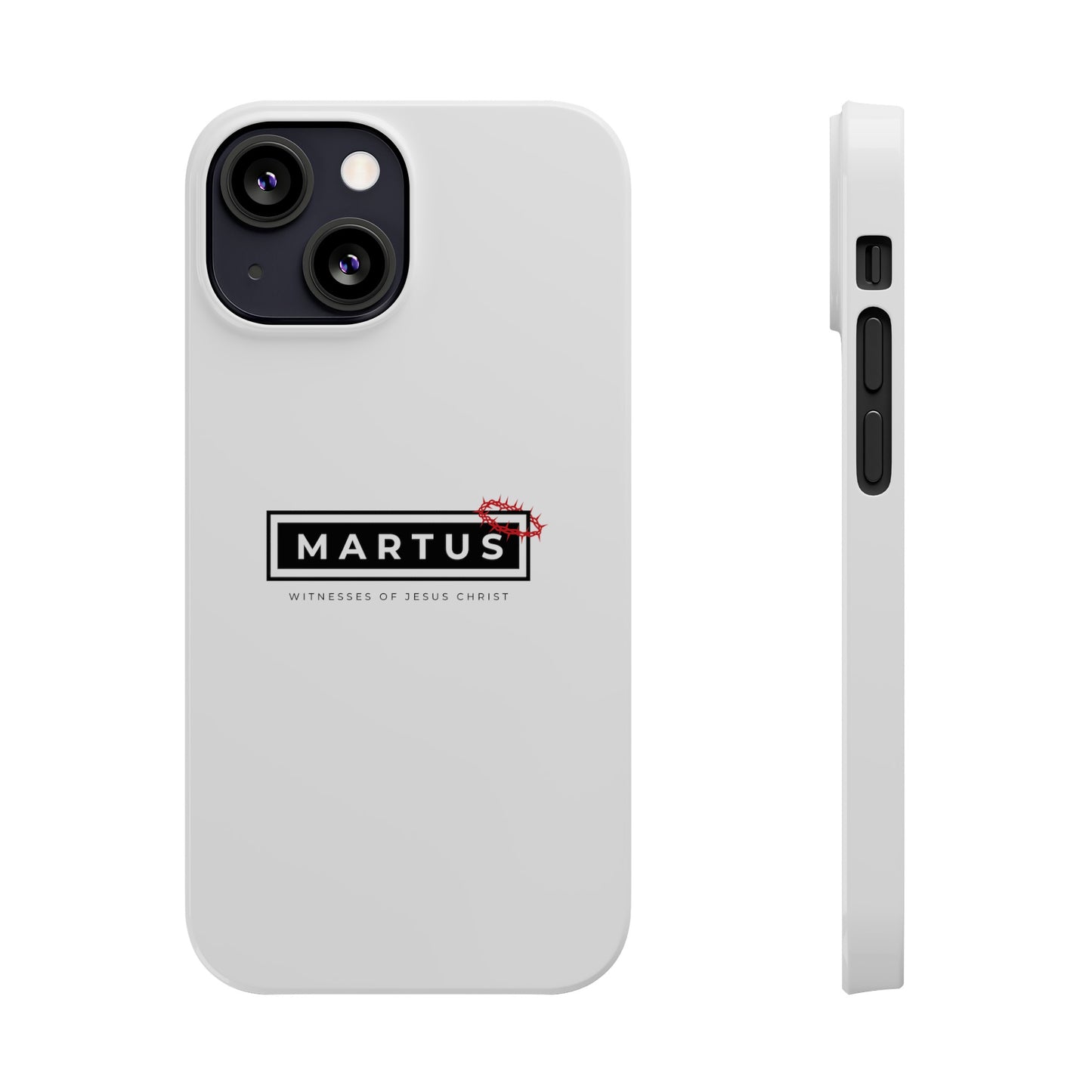 Martus White Slim IPhone Cases