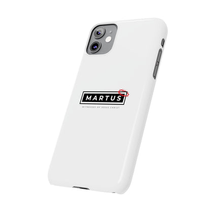 Martus White Slim IPhone Cases