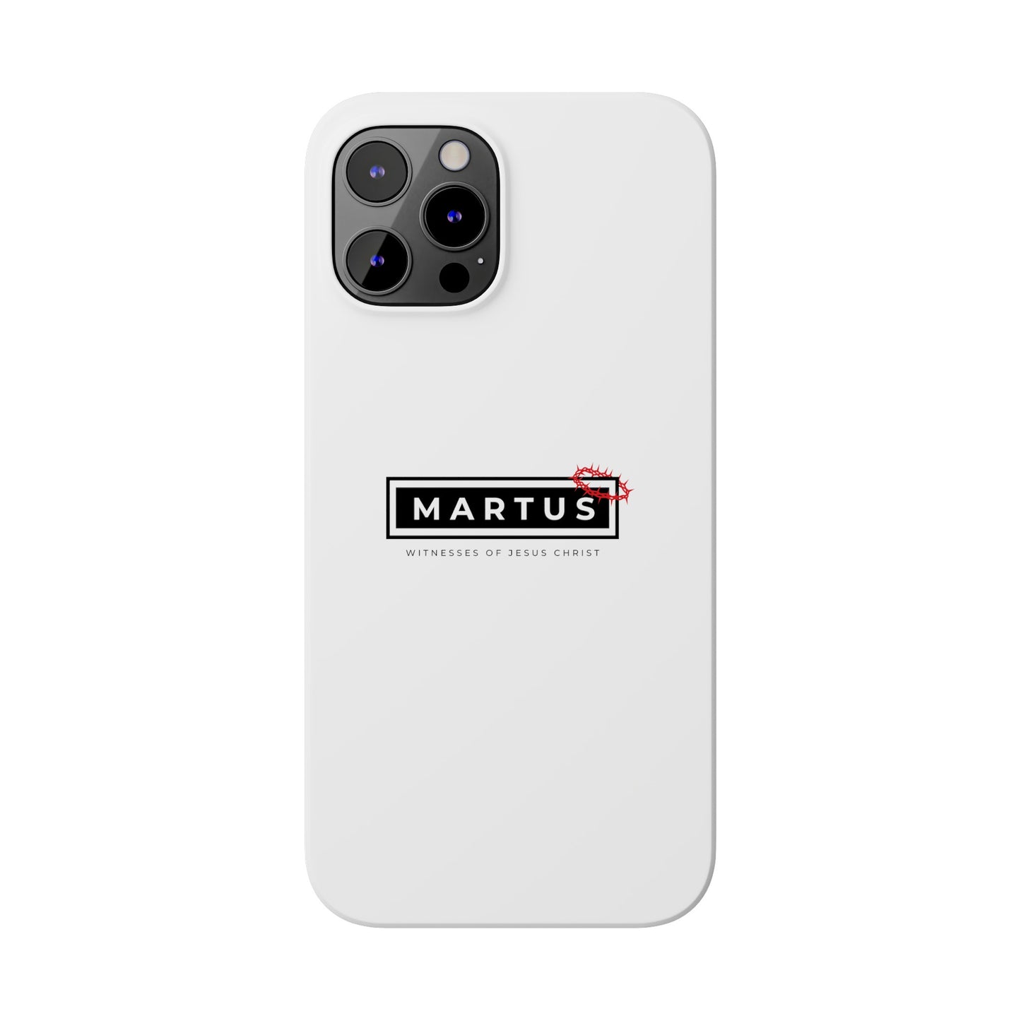 Martus White Slim IPhone Cases