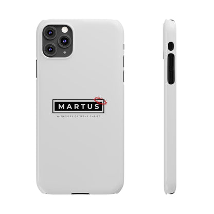 Martus White Slim IPhone Cases