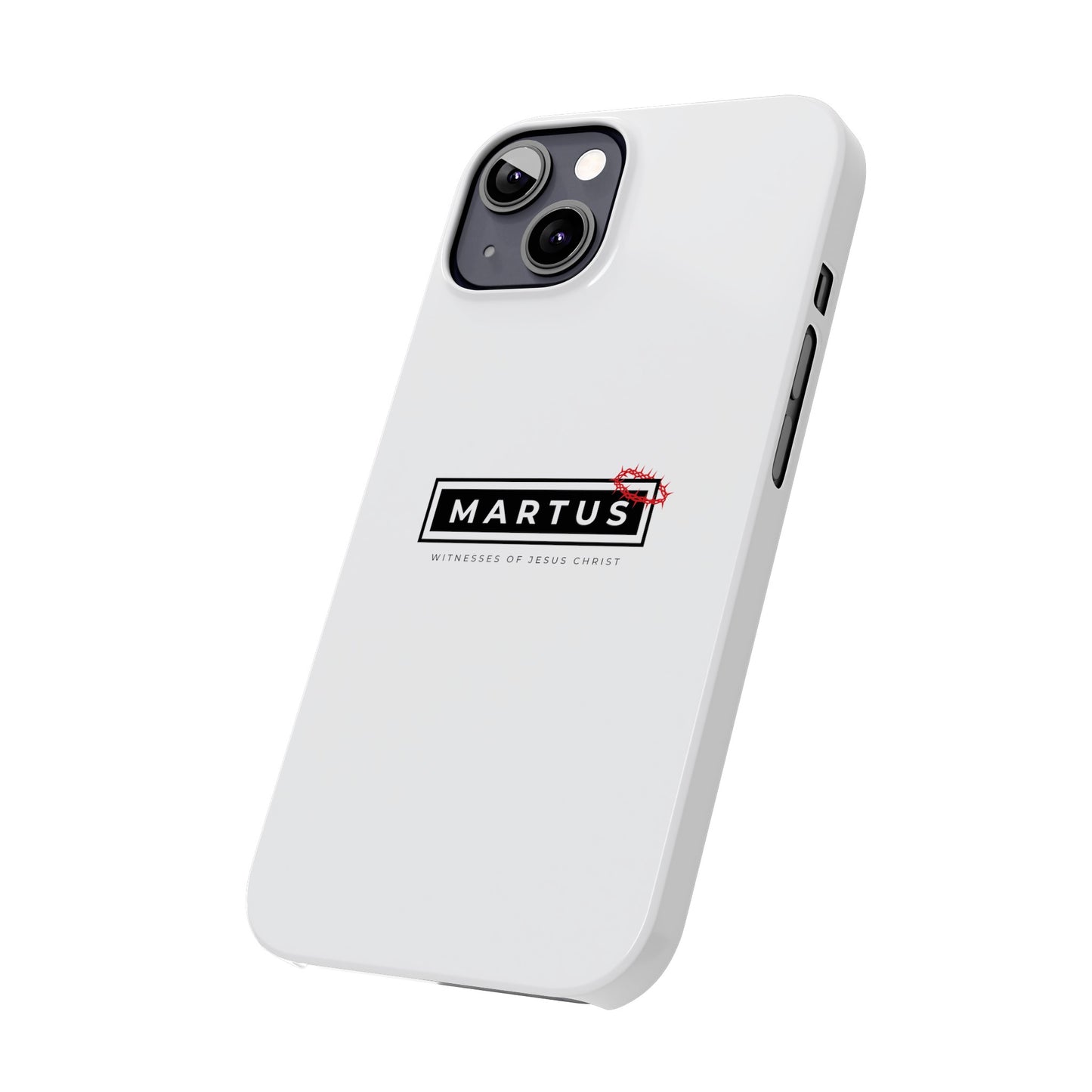 Martus White Slim IPhone Cases