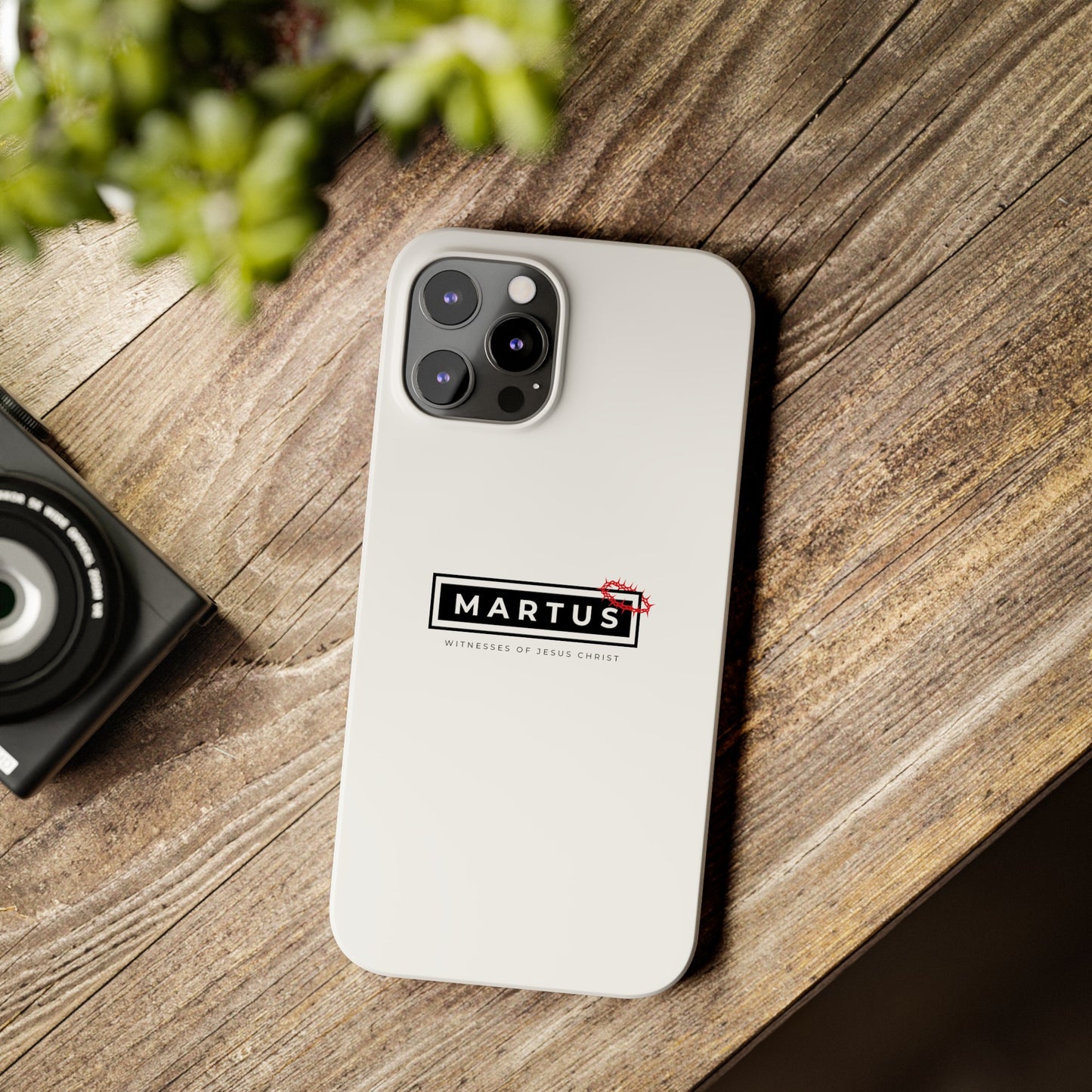 Martus White Slim IPhone Cases