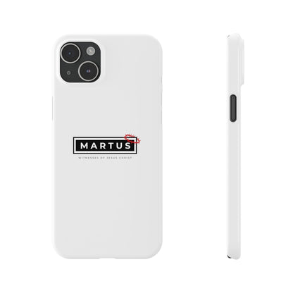 Martus White Slim IPhone Cases