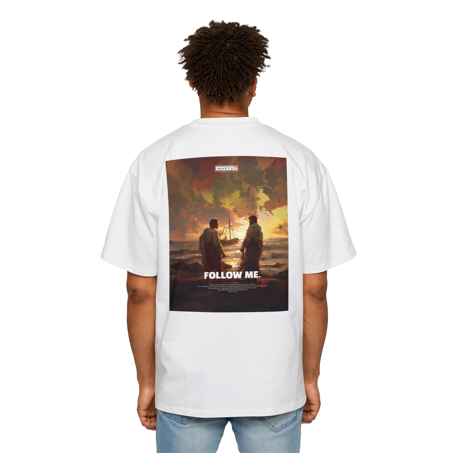 Martus "Fallow me" Oversized Tee (Matt 4:18~20)