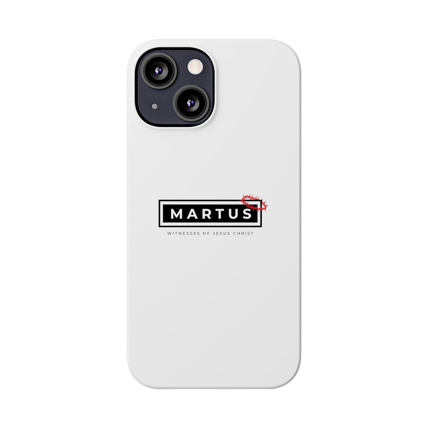 Martus White Slim IPhone Cases