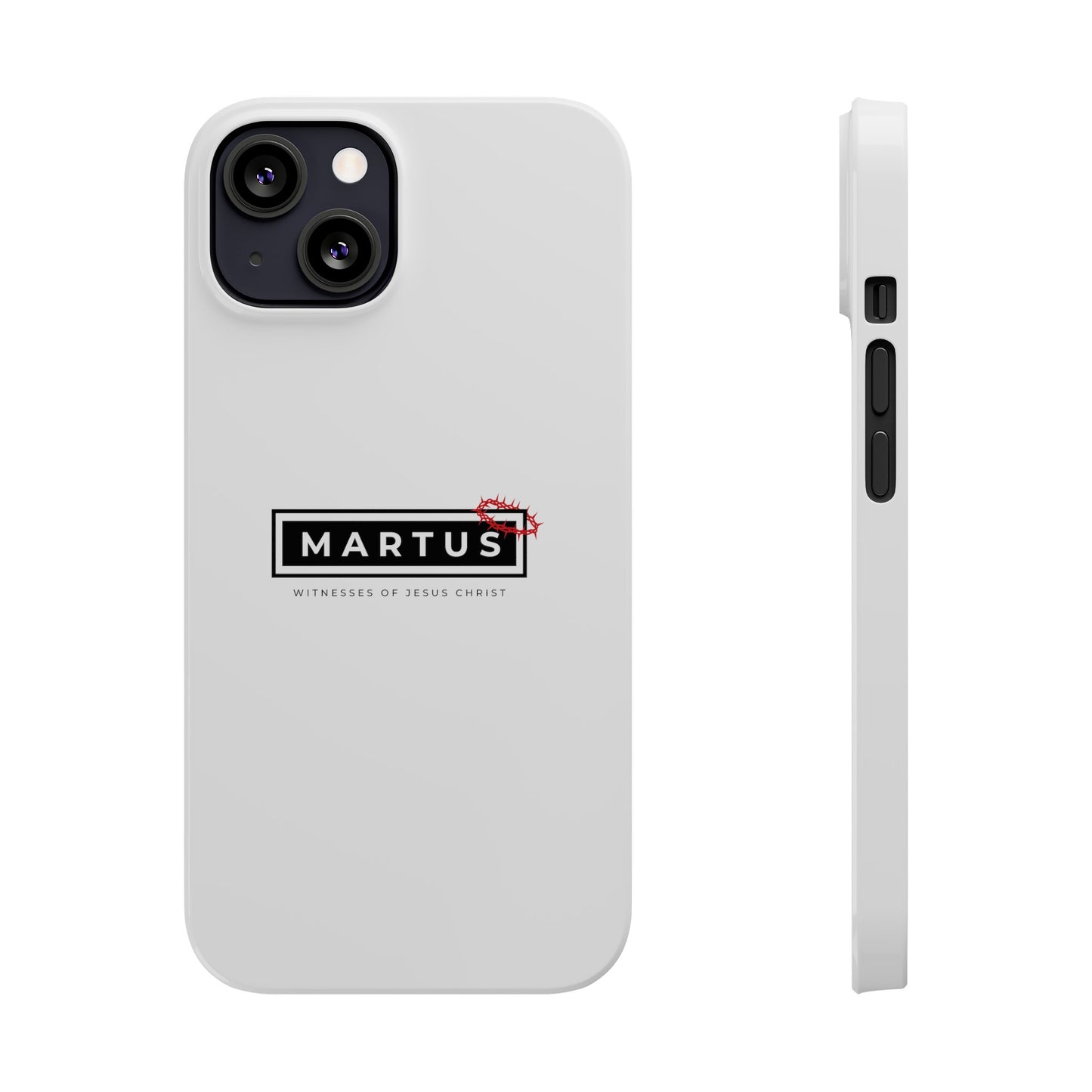 Martus White Slim IPhone Cases