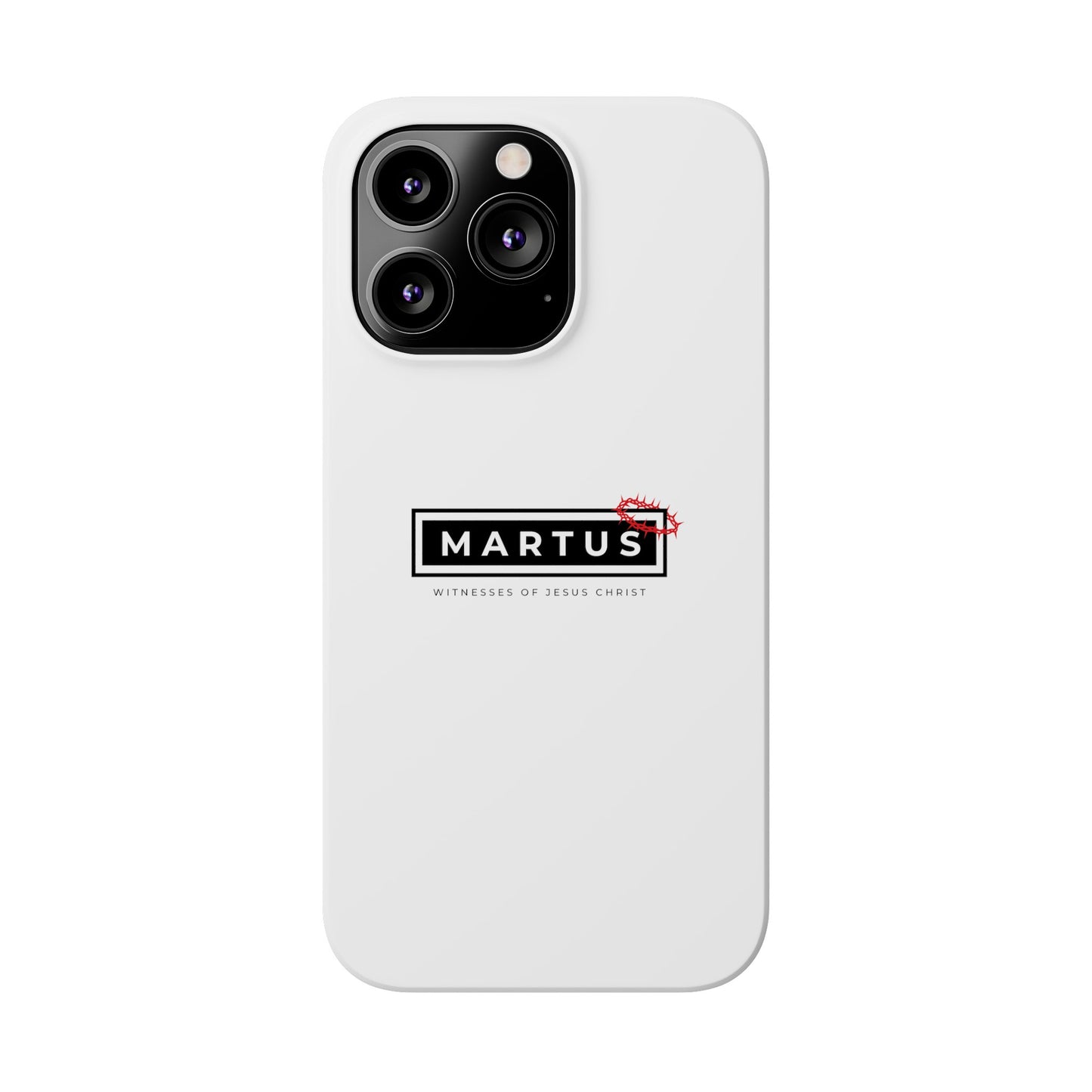 Martus White Slim IPhone Cases