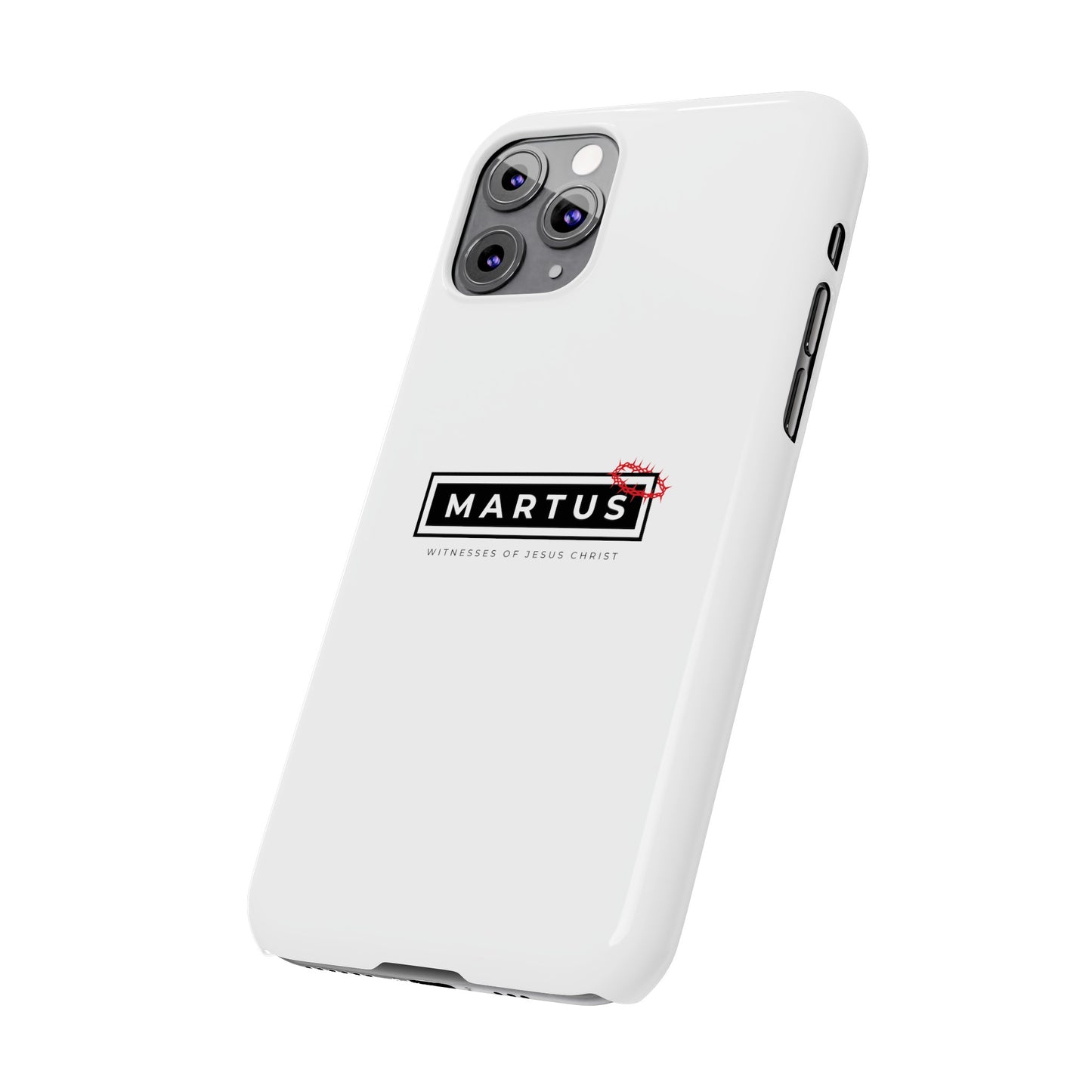 Martus White Slim IPhone Cases