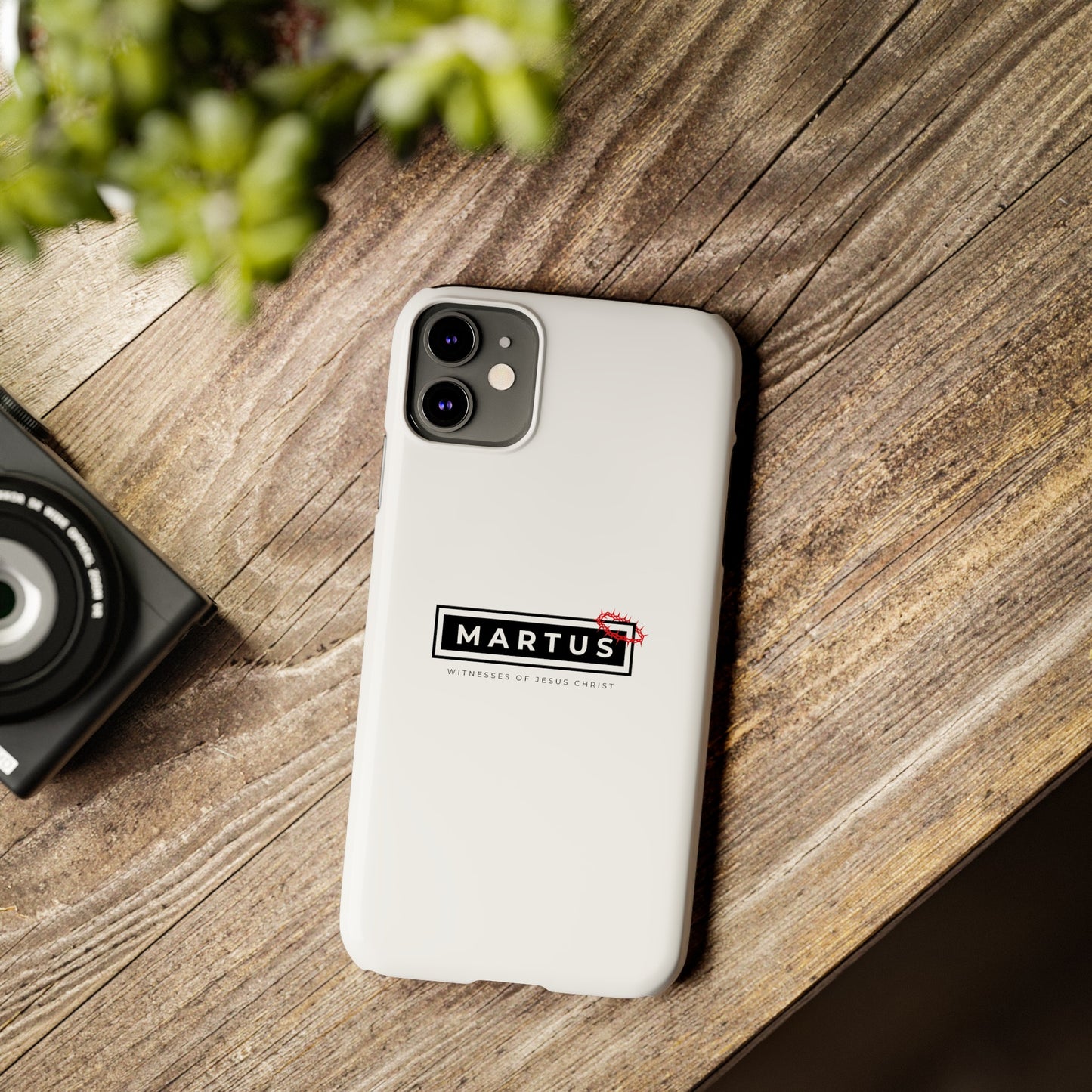 Martus White Slim IPhone Cases