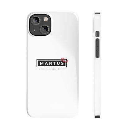 Martus White Slim IPhone Cases